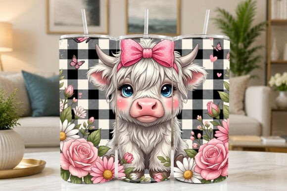 Download Cute Highland Cow Tumbler Wrap - Highland cow tumbler wrap Collection