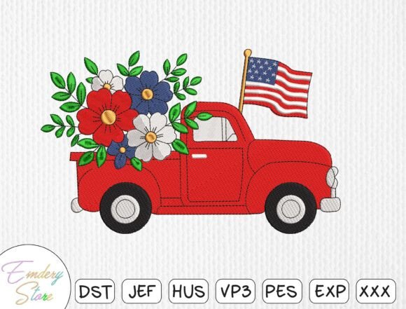 Download Patriotic Embroidery Design - Premium Resources