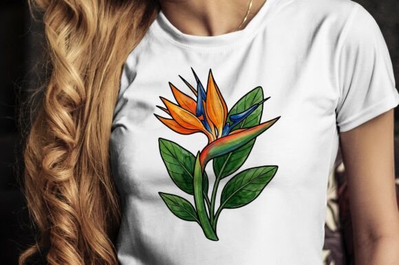 Download Vibrant Bird of Paradise Flower Design - Premium Resources