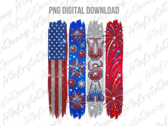 Download Glam USA American Flag Fireworks PNG - American flag fireworks Collection