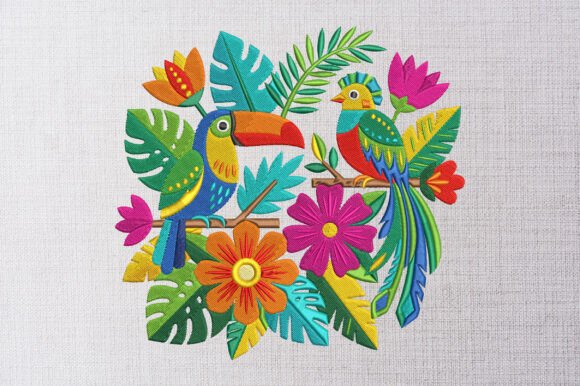 Download Mexican Toucan Embroidery Design - Premium Resources