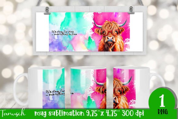 Download Funny Highland Cow Mug Sublimation - Funny highland cow Collection